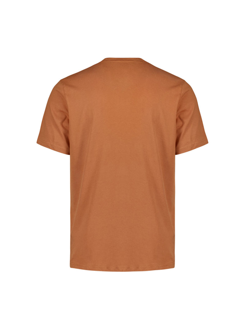 Crewneck T-shirt | Caramel