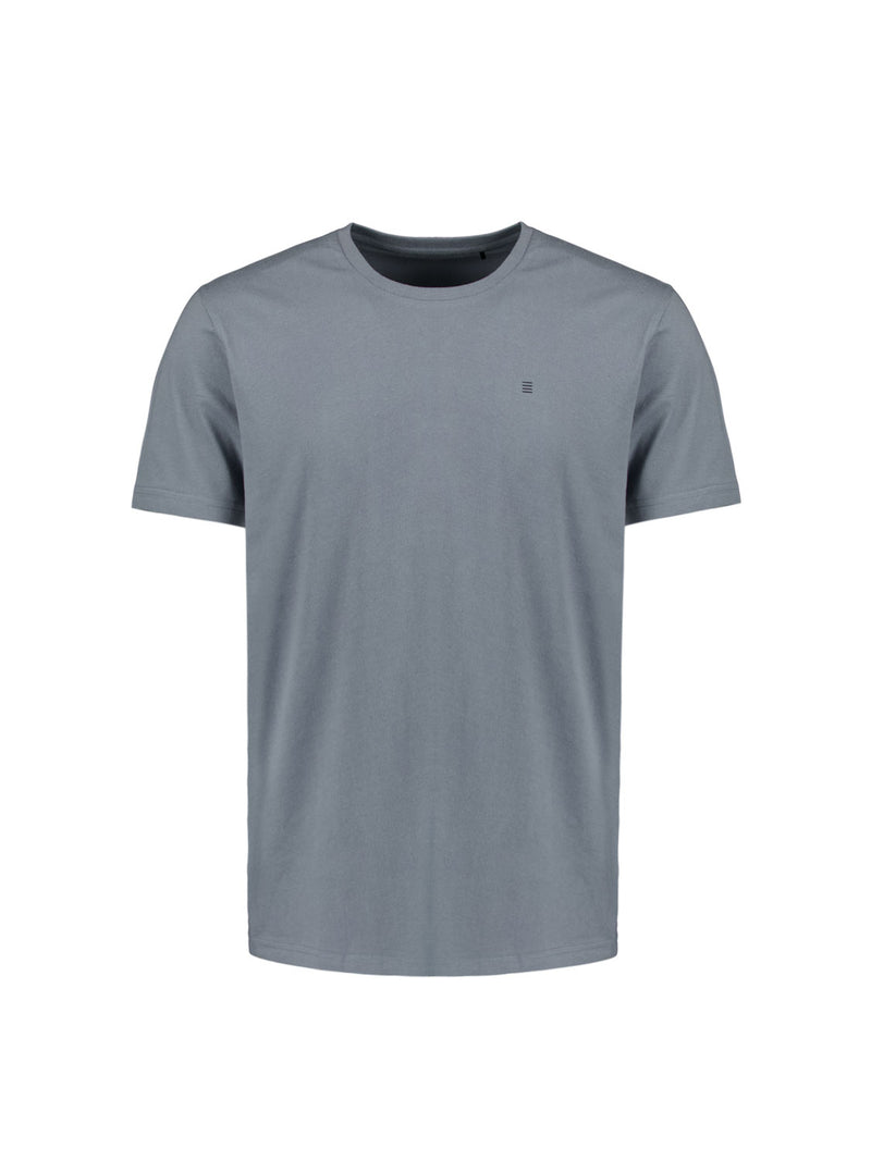 Crewneck T-shirt | Washed Blue
