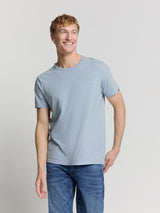 Striped crewneck T-shirt | Sky