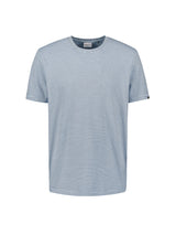 Striped crewneck T-shirt | Sky