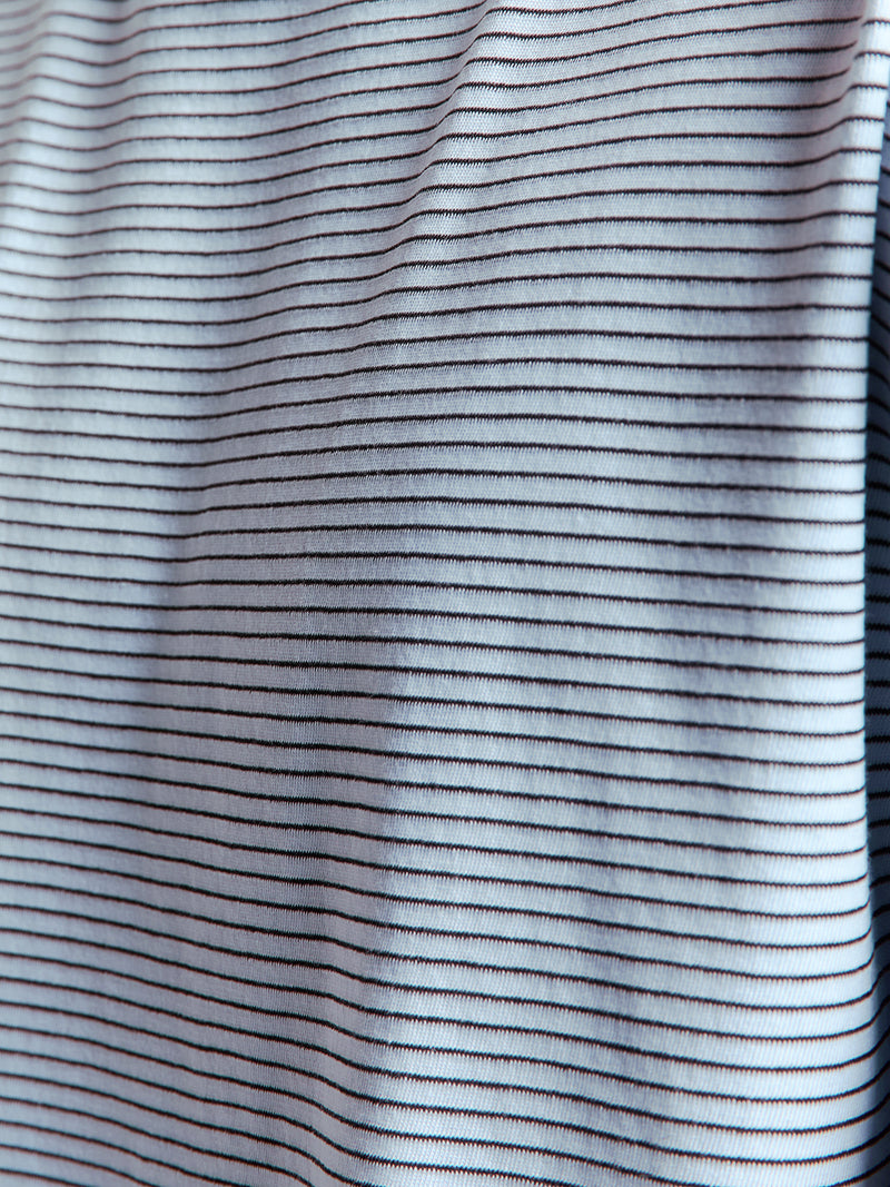 Striped crewneck T-shirt | Sky