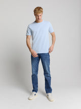 Crewneck T-shirt | Sky