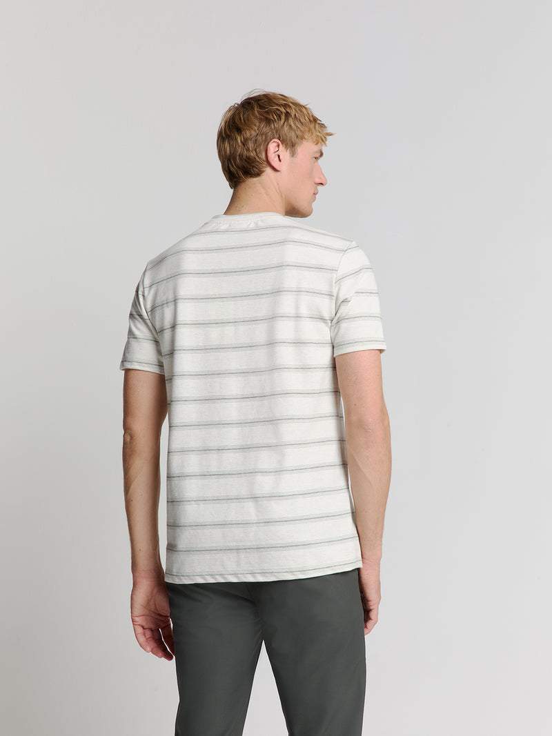 Jacquard crewneck T-shirt | Offwhite
