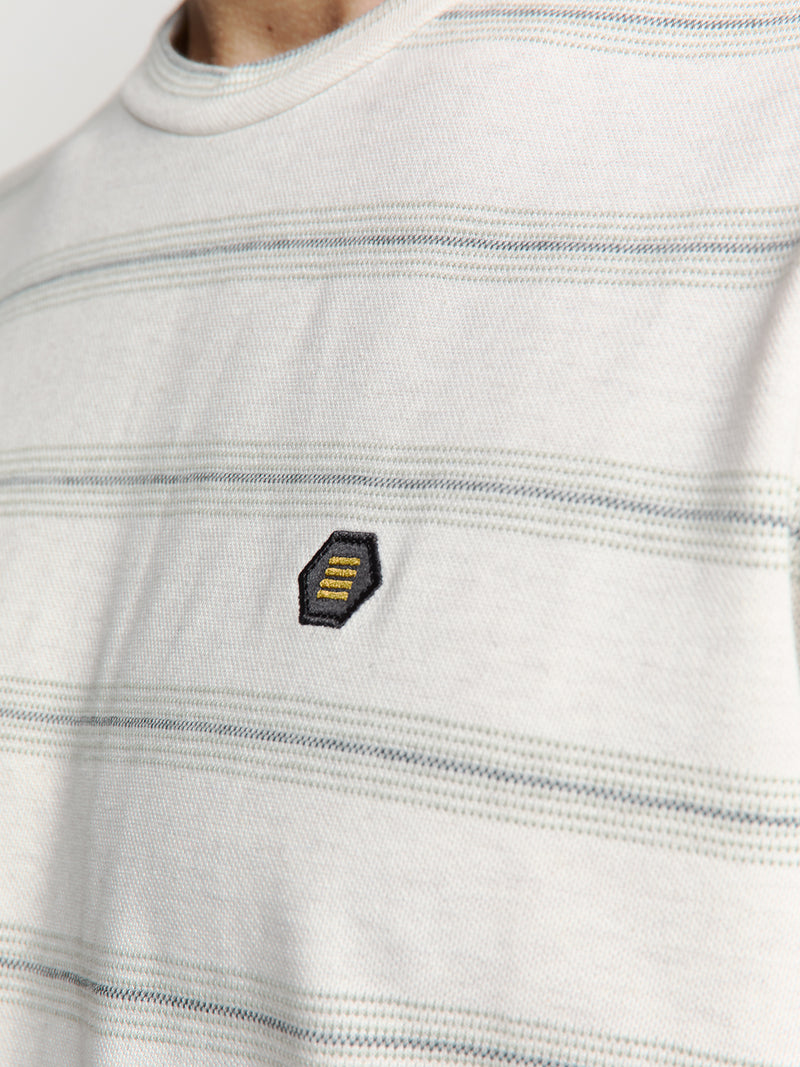 Jacquard crewneck T-shirt | Offwhite