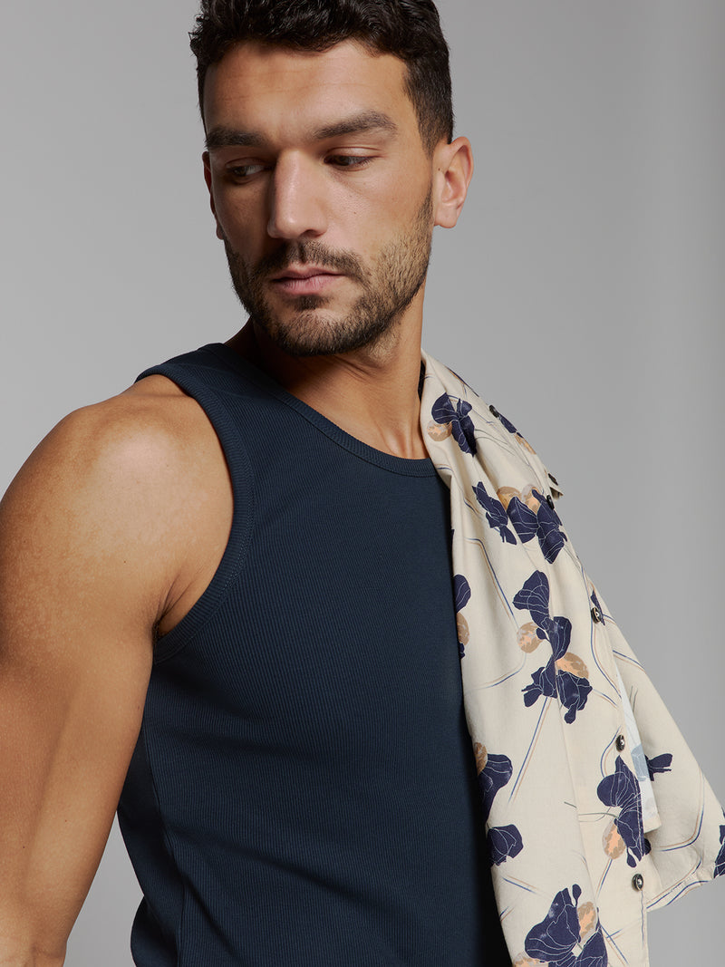 Ribbed singlet | Night