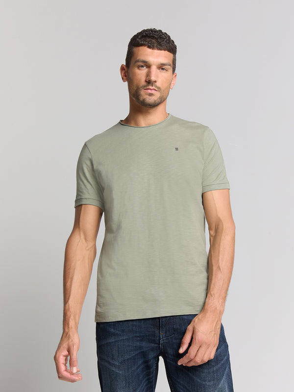 Crewneck t-shirt | Smoke