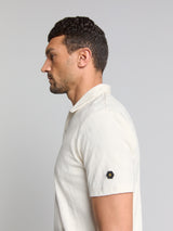 Jacquard poloshirt | Offwhite