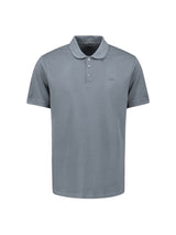 Pique poloshirt | Washed Blue