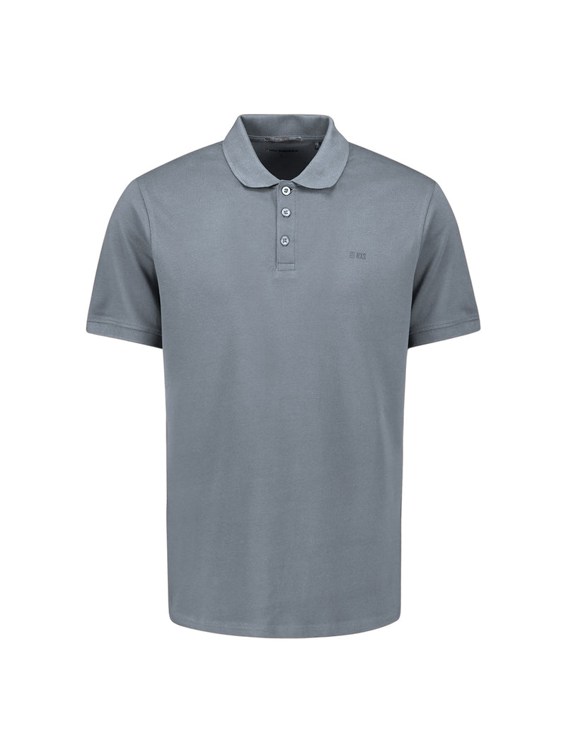Pique poloshirt | Washed Blue