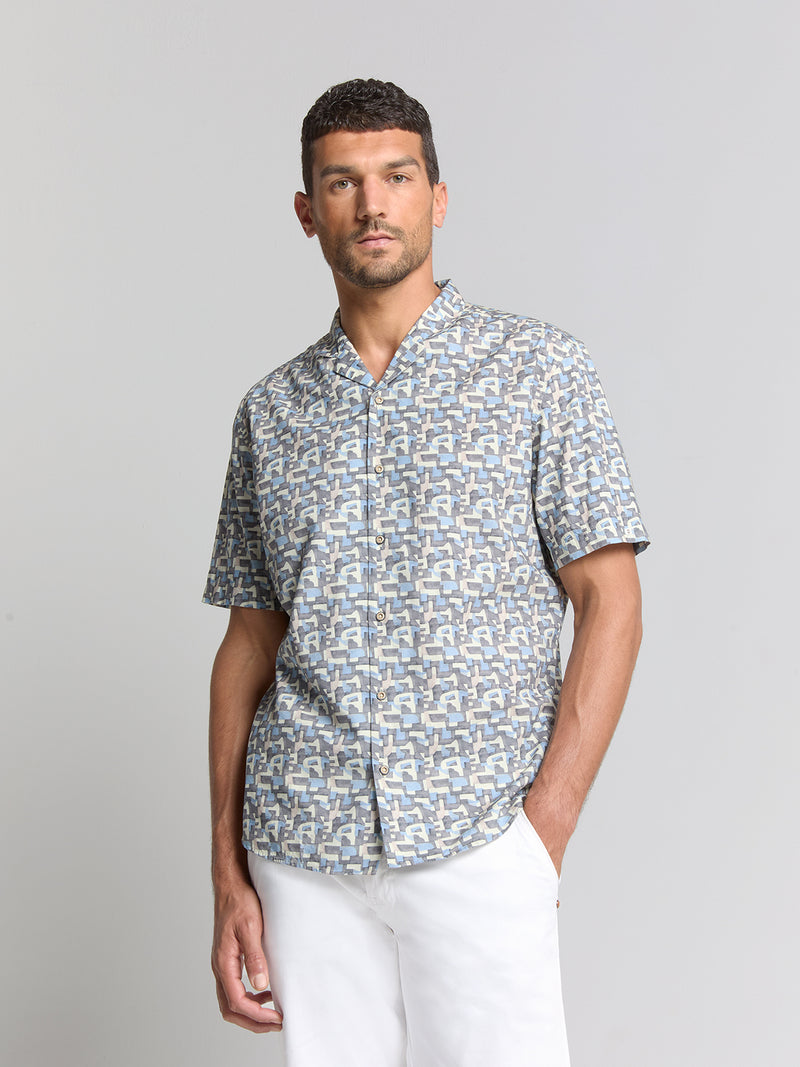 Printed shirt | Dark Steel