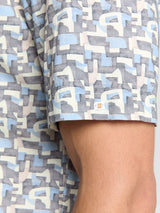 Printed shirt | Dark Steel