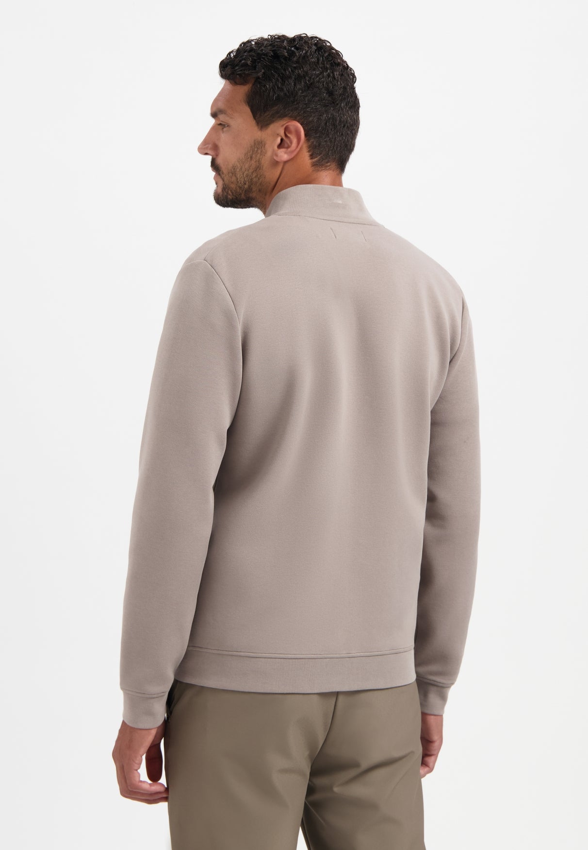 Piqué cardigan | Clay