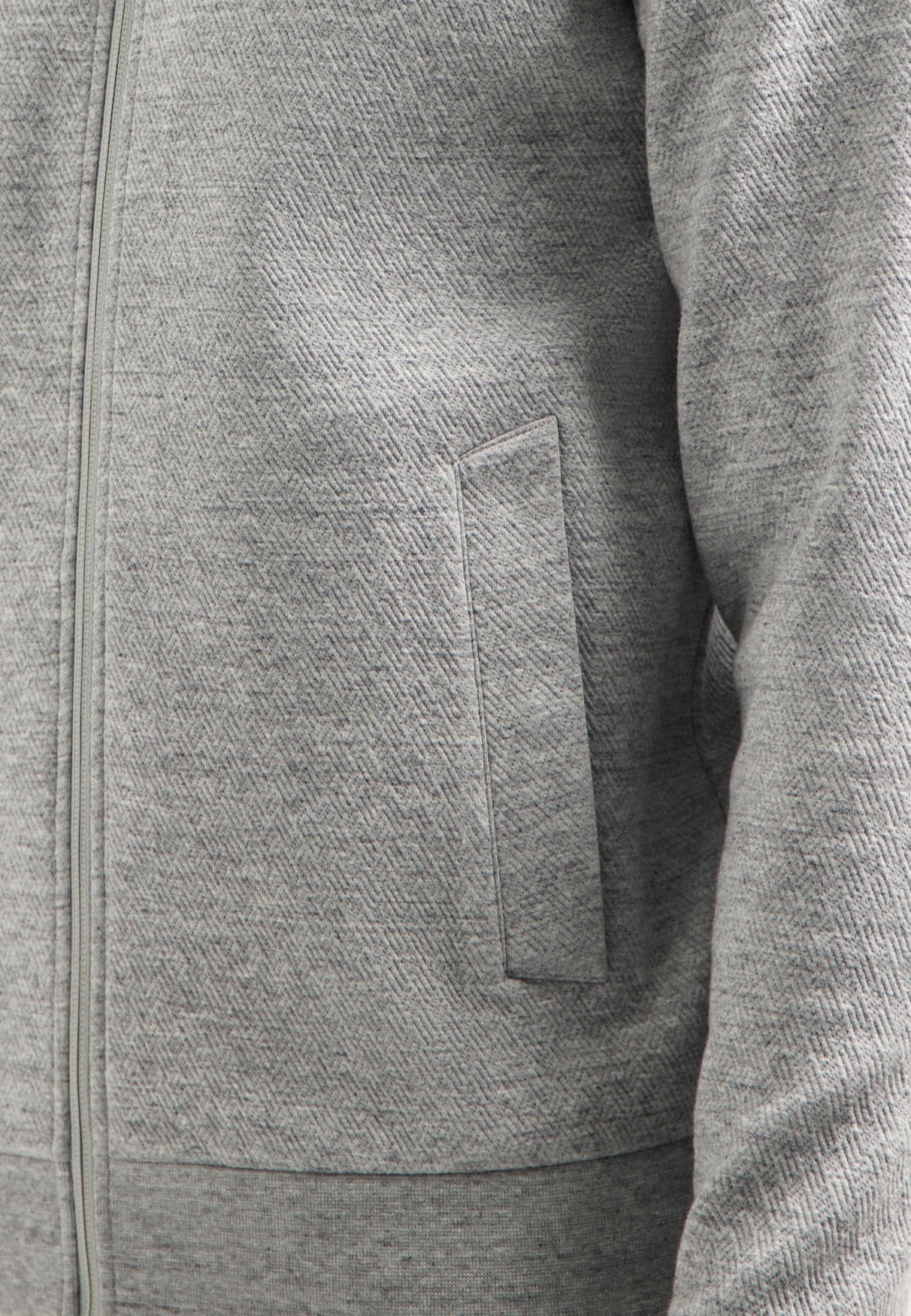 Textured cardigan | Grey Melange