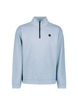 Soft half-zip sweater | Dusty Blue