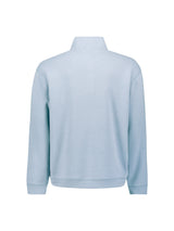 Soft half-zip sweater | Dusty Blue