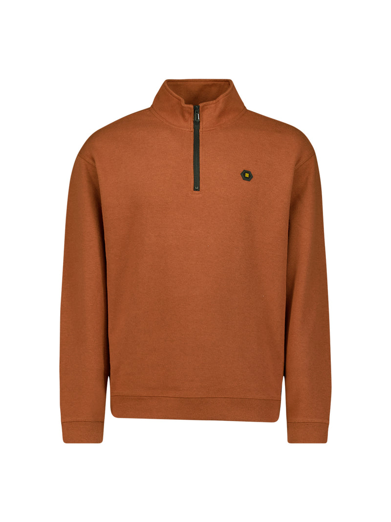Soft half-zip sweater | Terra