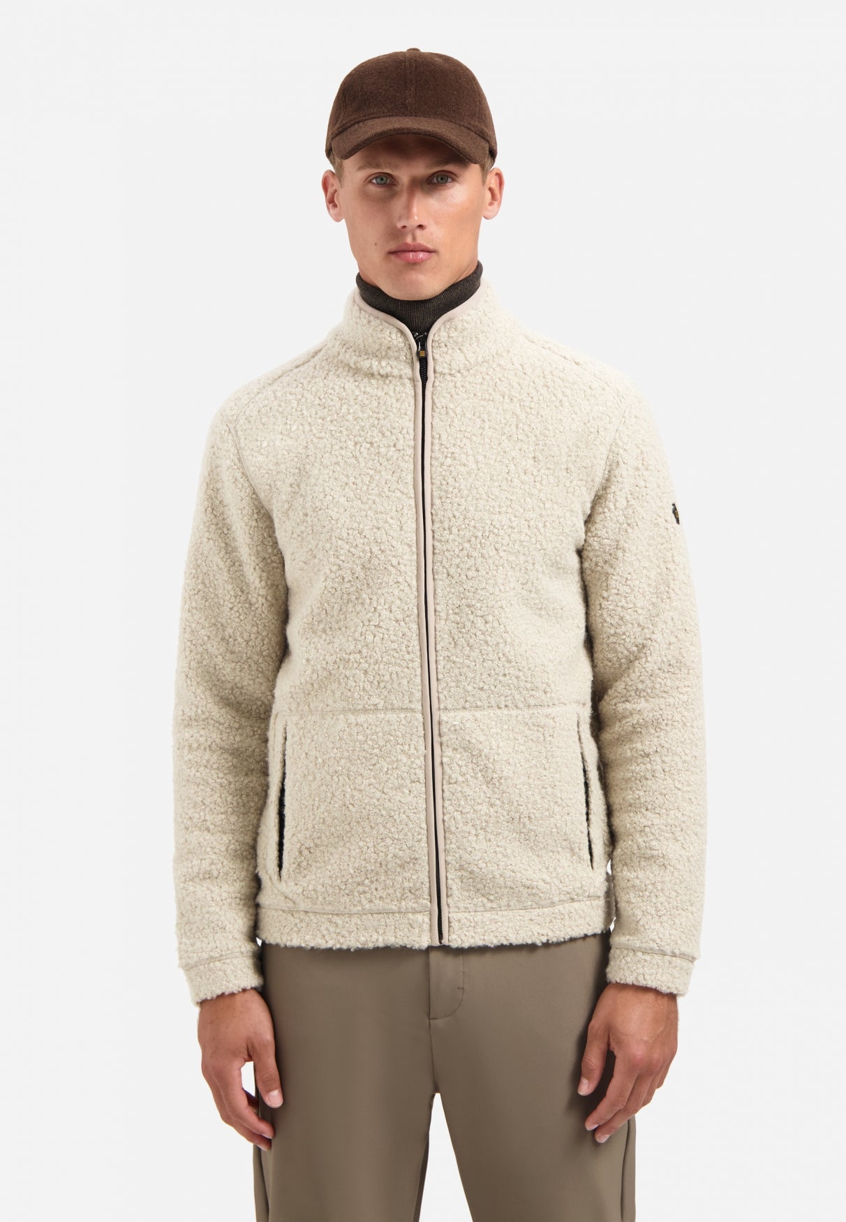 Teddy cardigan | Sand