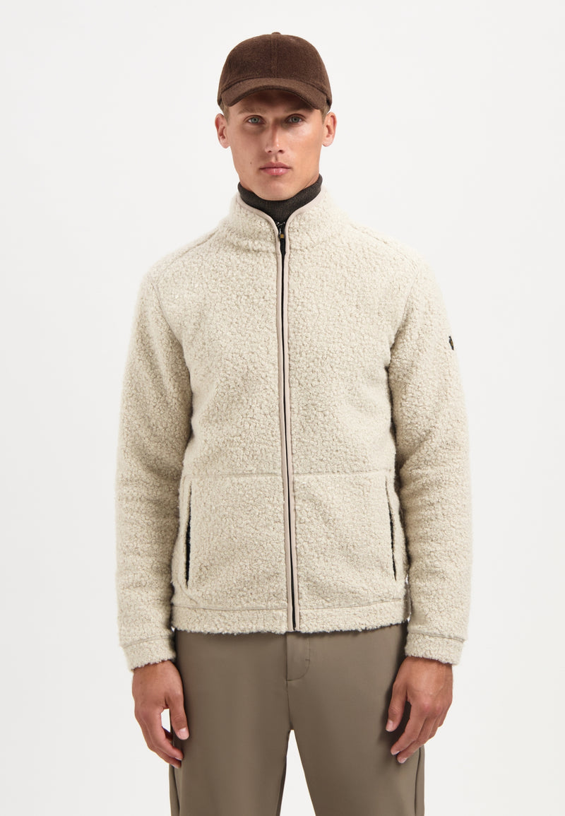 Teddy cardigan | Sand