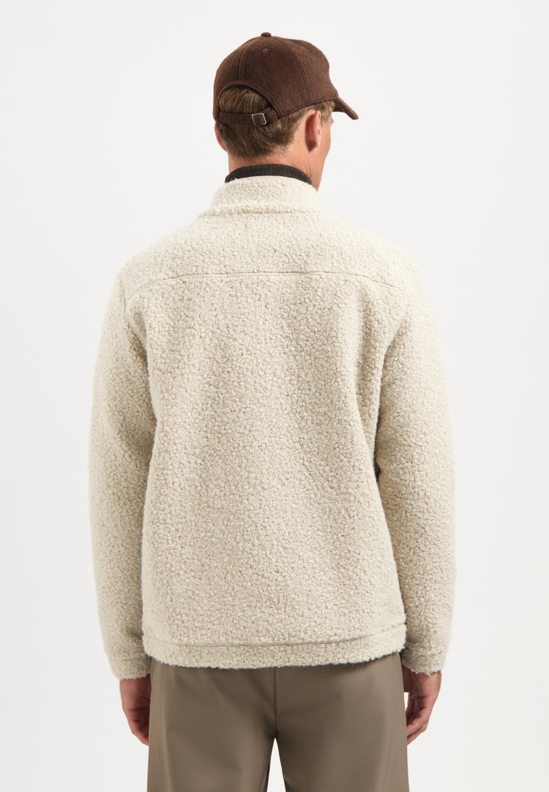 Teddy cardigan | Sand