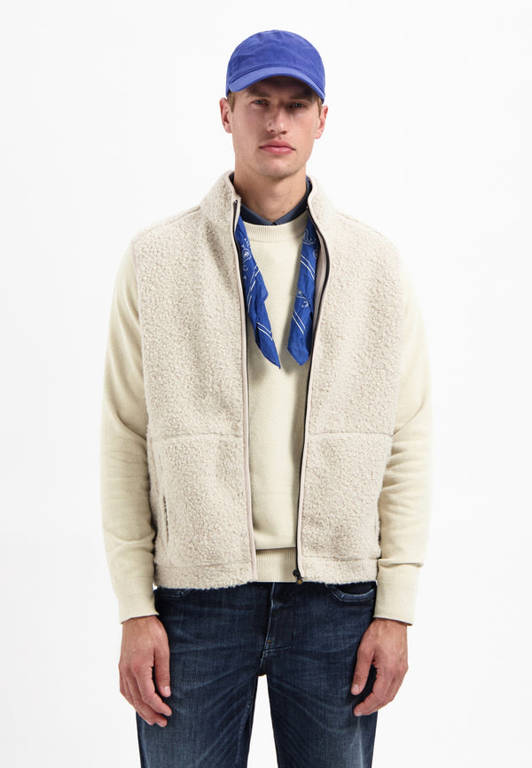 Teddy bodywarmer | Sand