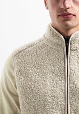 Teddy bodywarmer | Sand
