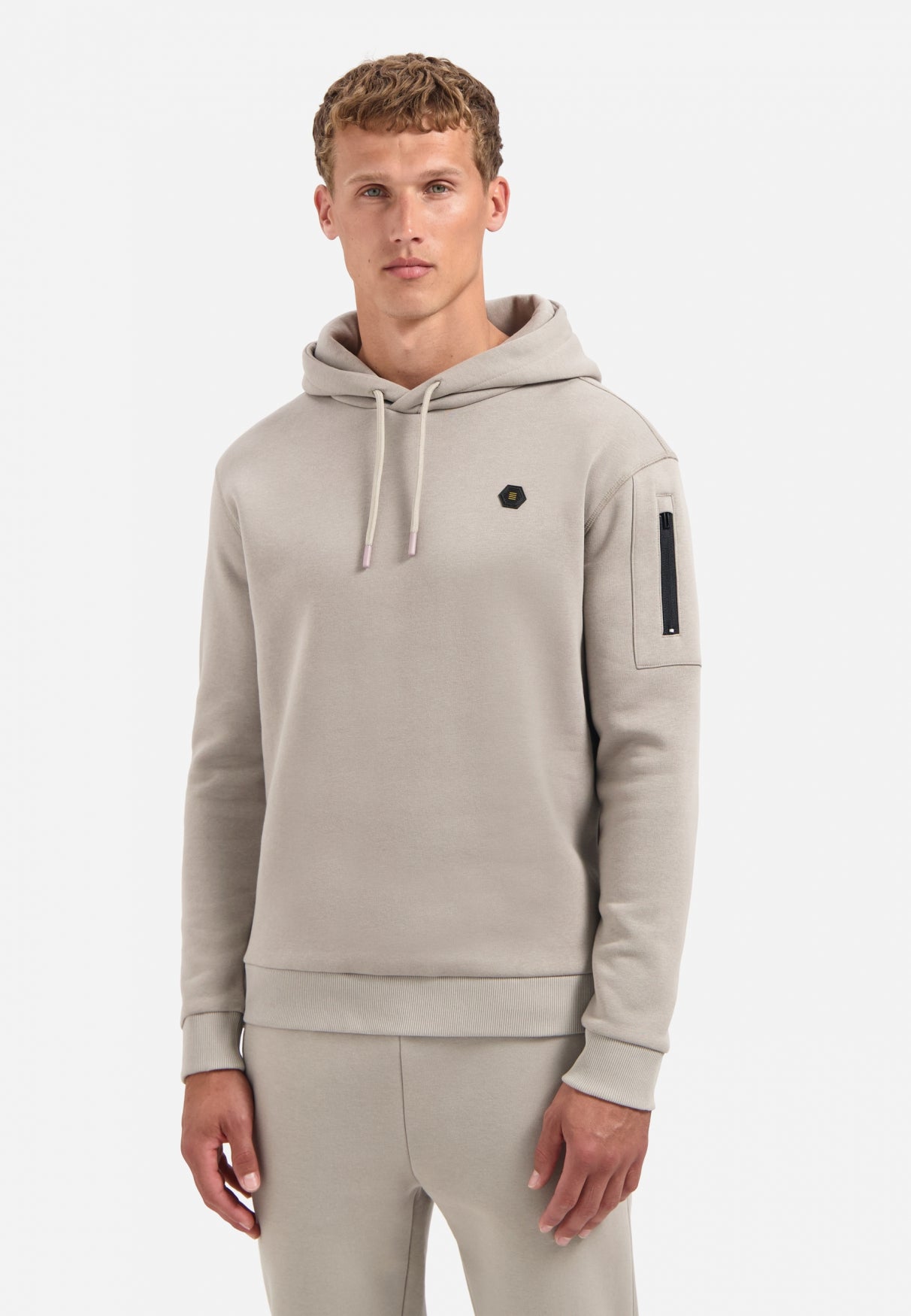 Hooded sweater | Clay
