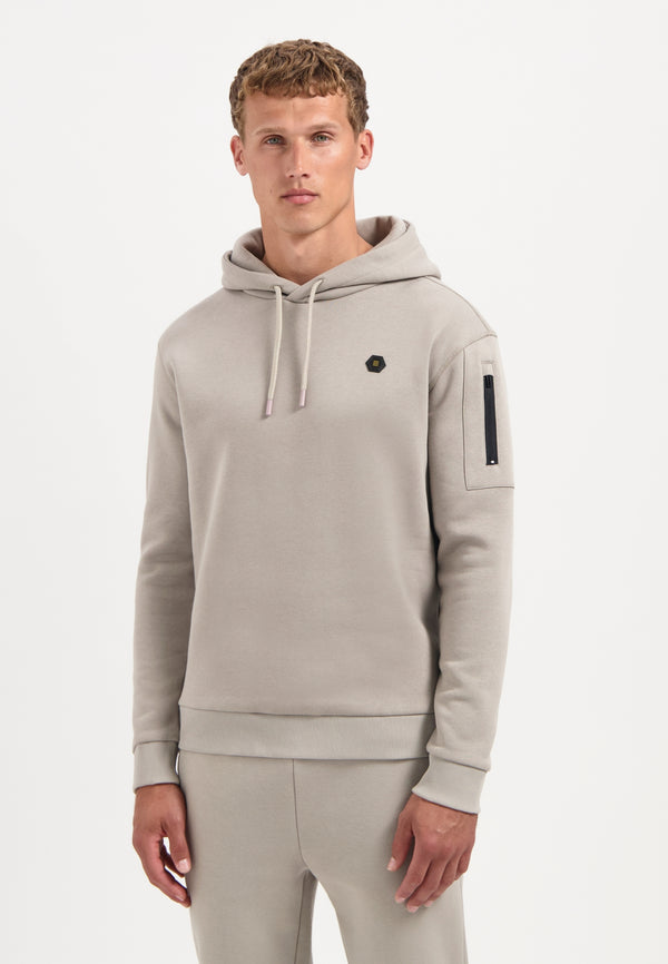 Hooded sweater | Clay