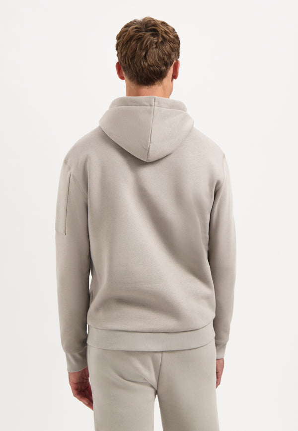 Hooded sweater | Clay