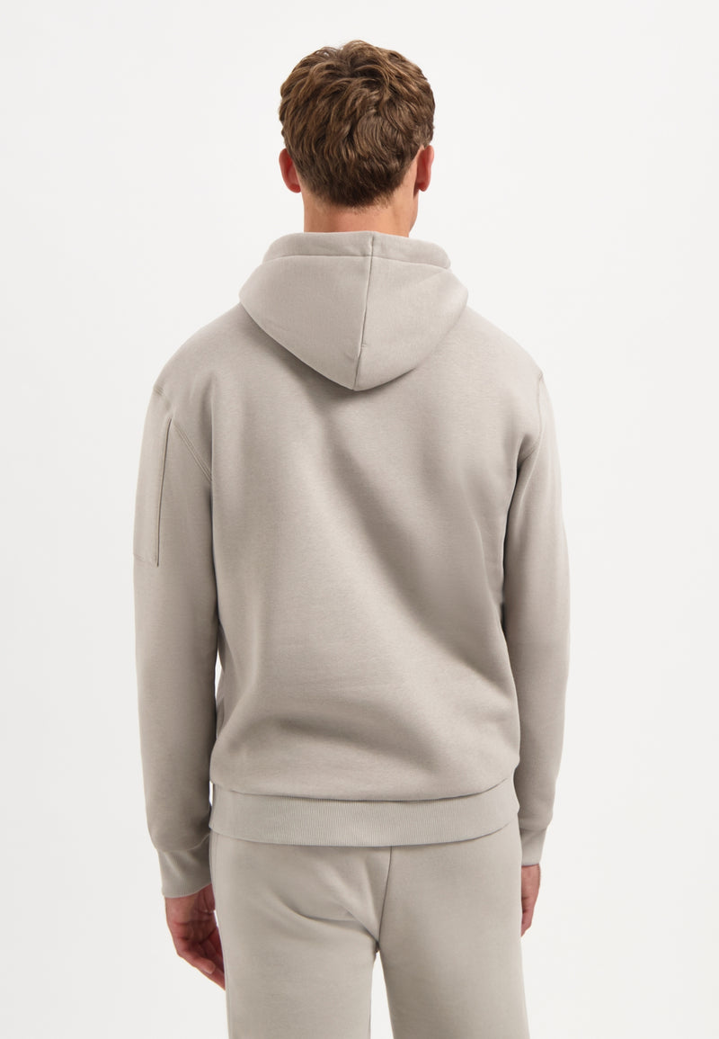 Hooded sweater | Clay