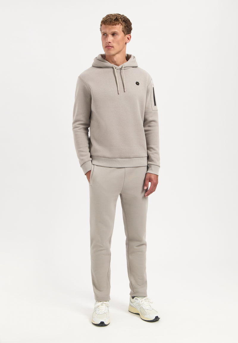 Hooded sweater | Clay
