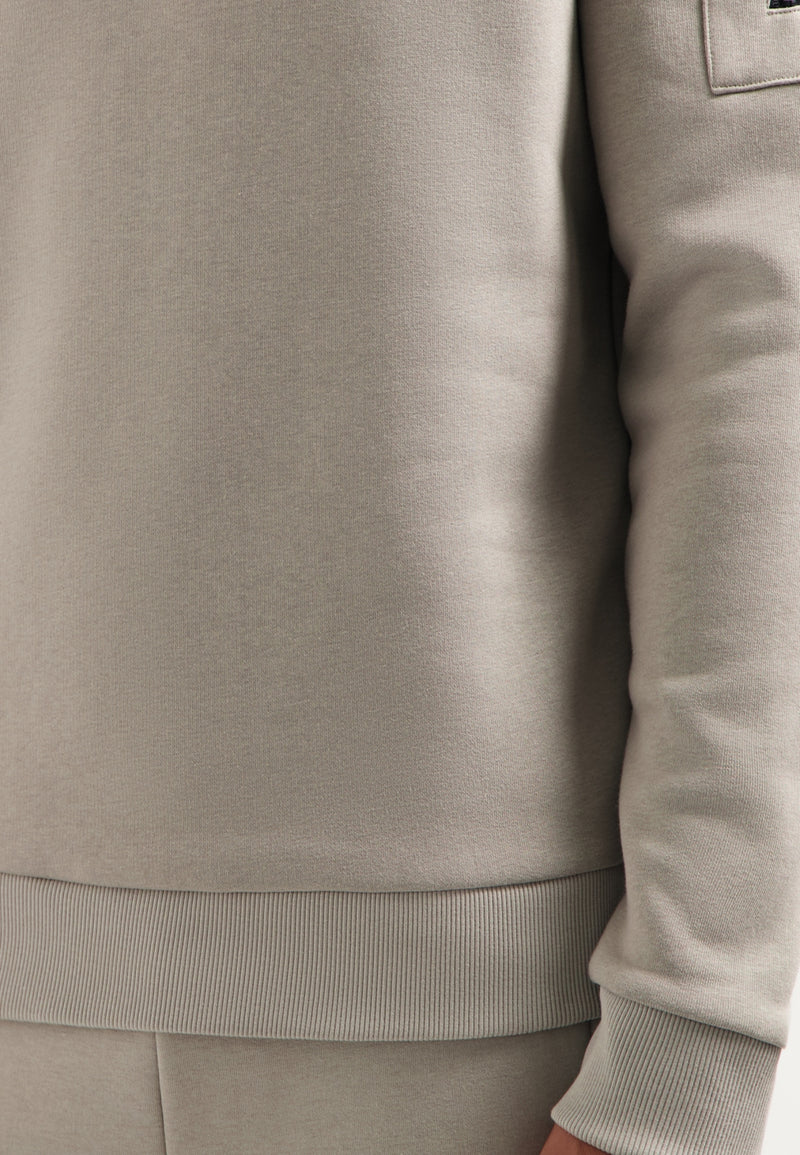 Hooded sweater | Clay