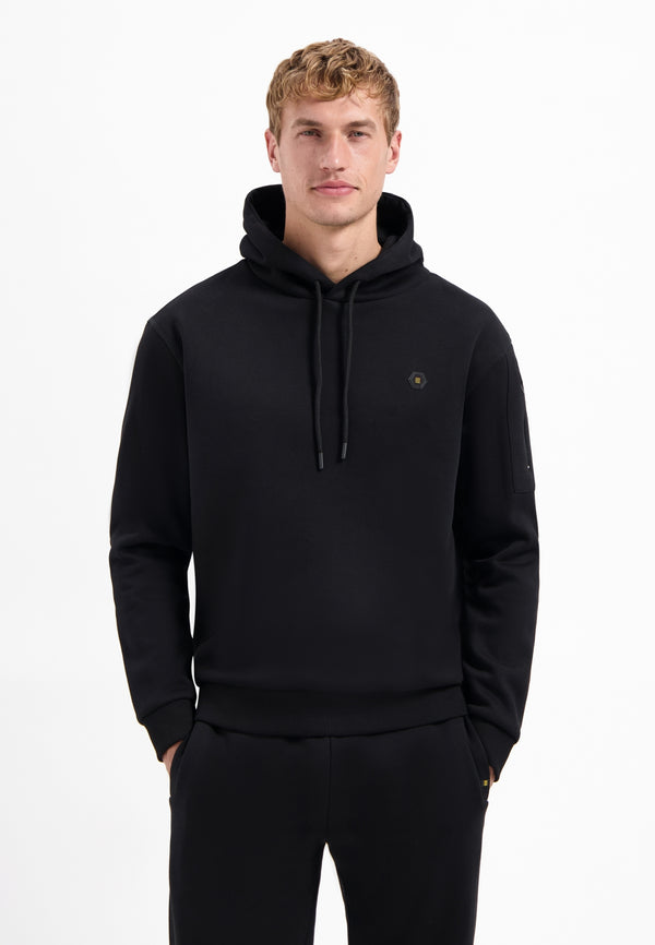 Hooded sweater | Black