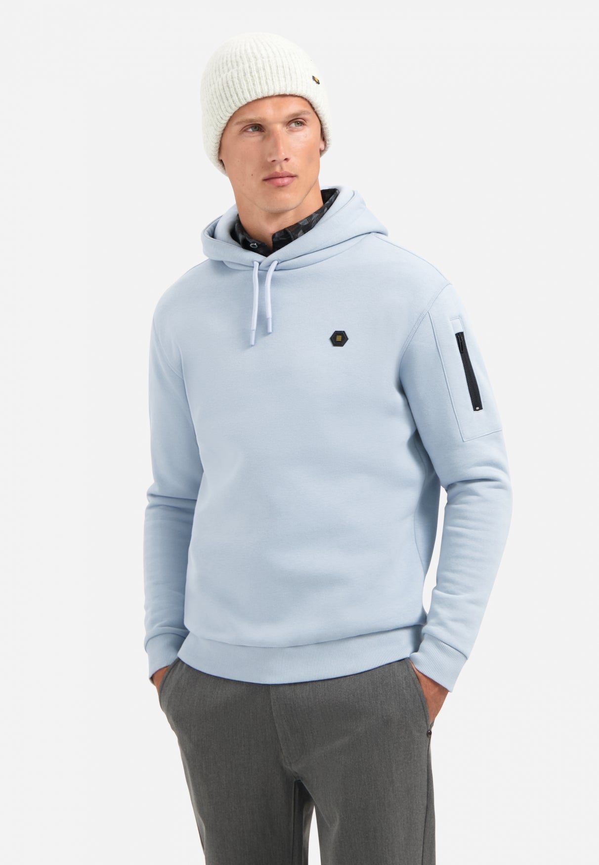 Hooded sweater | Dusty Blue