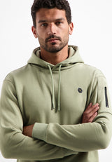 Hooded sweater | Light Moss