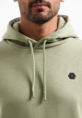 Hooded sweater | Light Moss