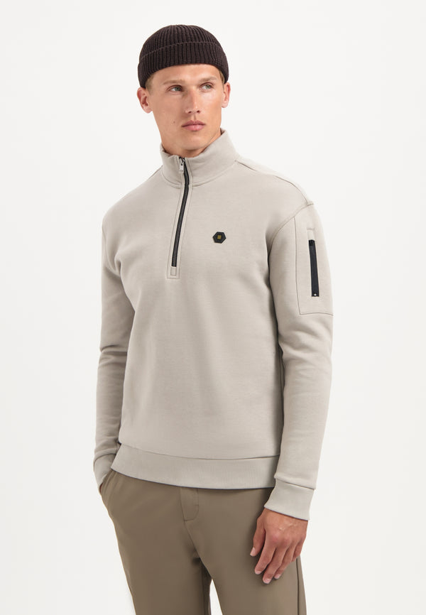 Half-Zip Sweater | Clay