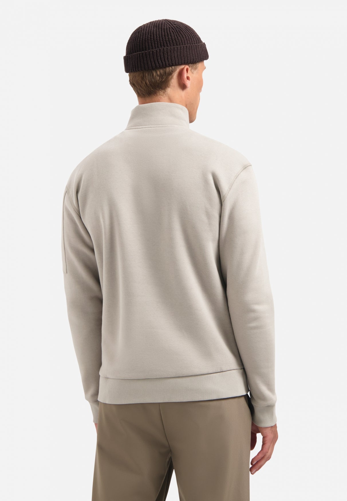Half-Zip Sweater | Clay
