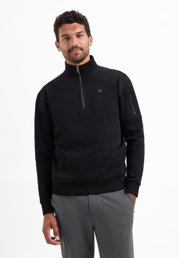 Half-Zip Sweater | Black