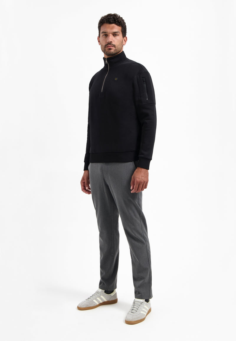 Half-Zip Sweater | Black