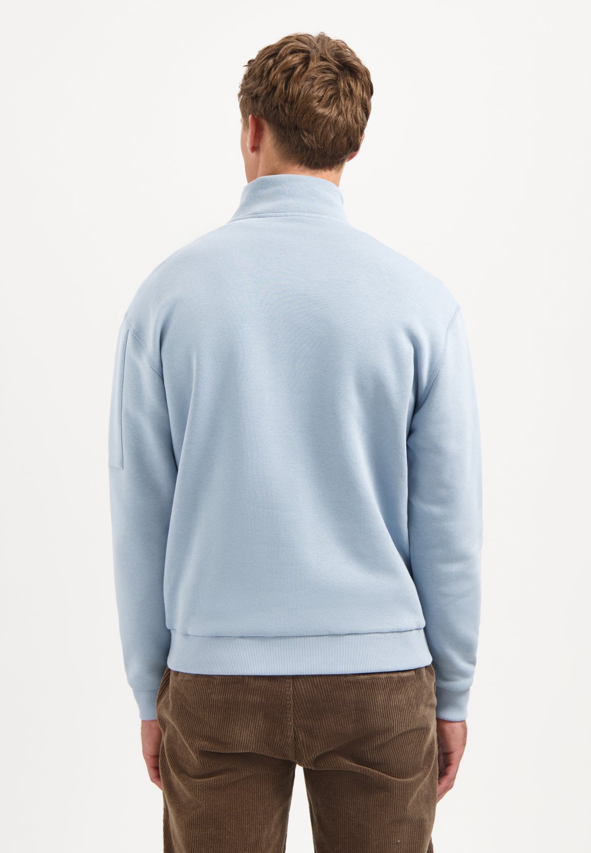 Half-Zip Sweater | Dusty Blue