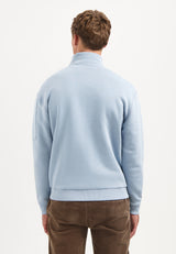 Half-Zip Sweater | Dusty Blue