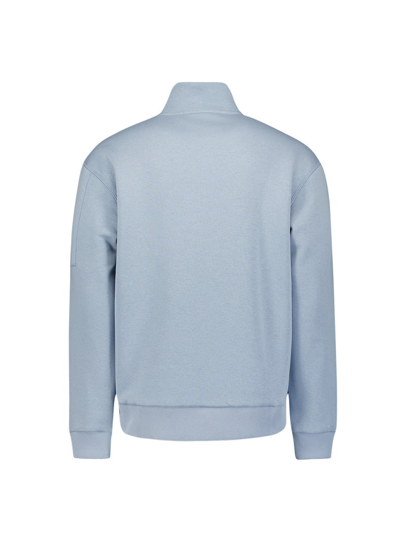 Half-Zip Sweater | Dusty Blue