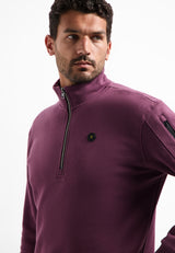 Half-Zip Sweater | Dark Wine