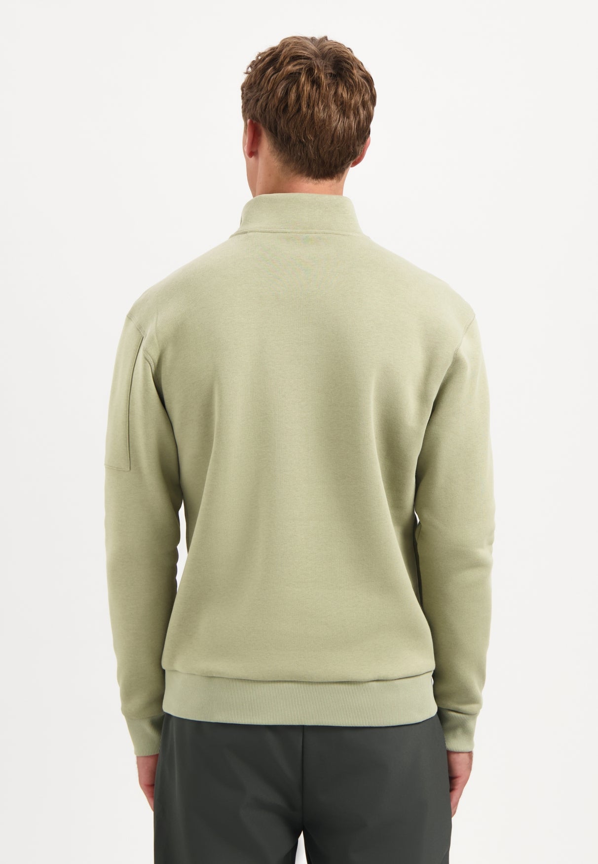 Half-Zip Sweater | Light Moss