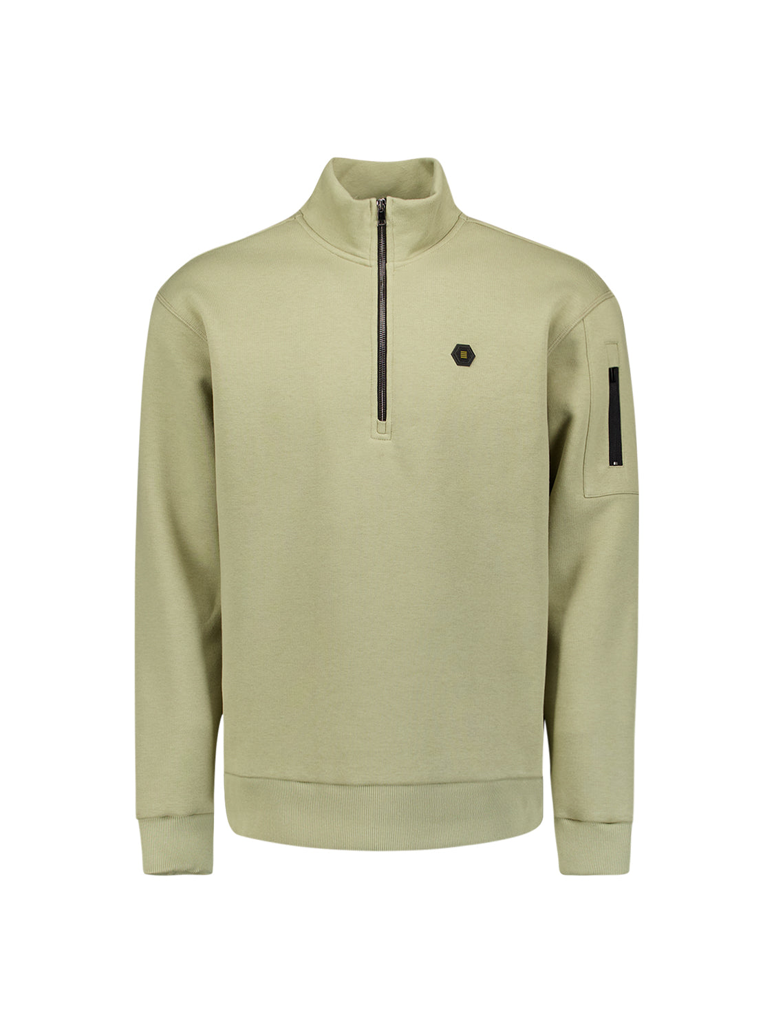 Half-Zip Sweater | Light Moss