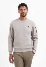 Crewneck sweater | Clay
