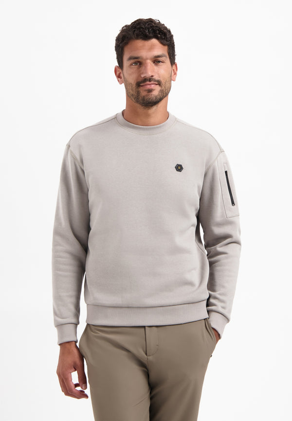 Crewneck sweater | Clay