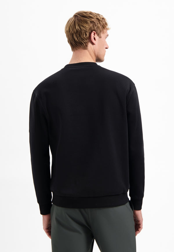 Crewneck sweater | Black