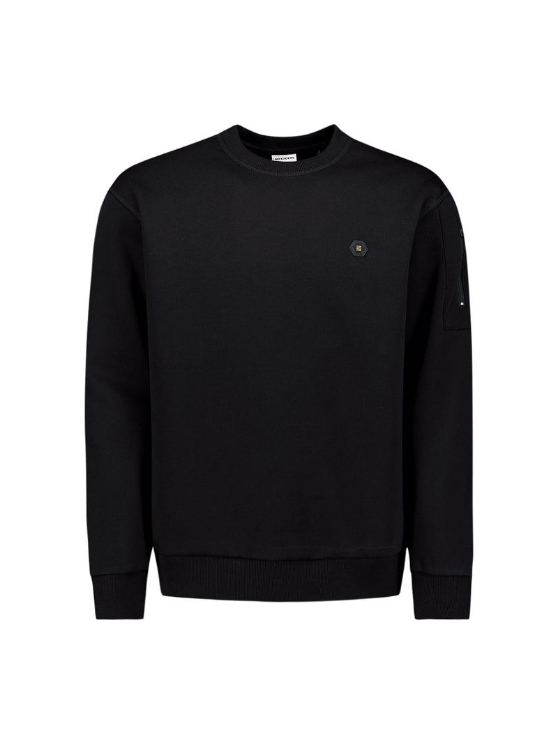 Crewneck sweater | Black