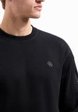 Crewneck sweater | Black